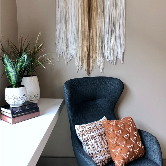 Navajo - Large 36”x48” Yarn Wall Hanging Bohemian - Picture 6 of 7